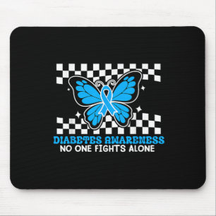 Mousepad Borboleta Azul Para Sensibilização À Diabetes Supo