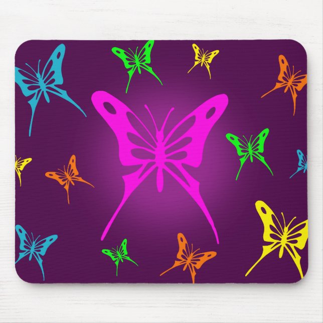 Mousepad Borboleta colorida (Frente)