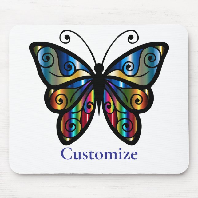 Mousepad Borboleta Colorida Thunder_Cove (Frente)