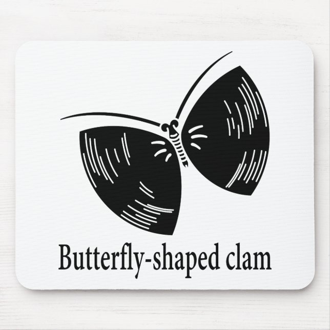 Mousepad Borboleta de concha (Frente)