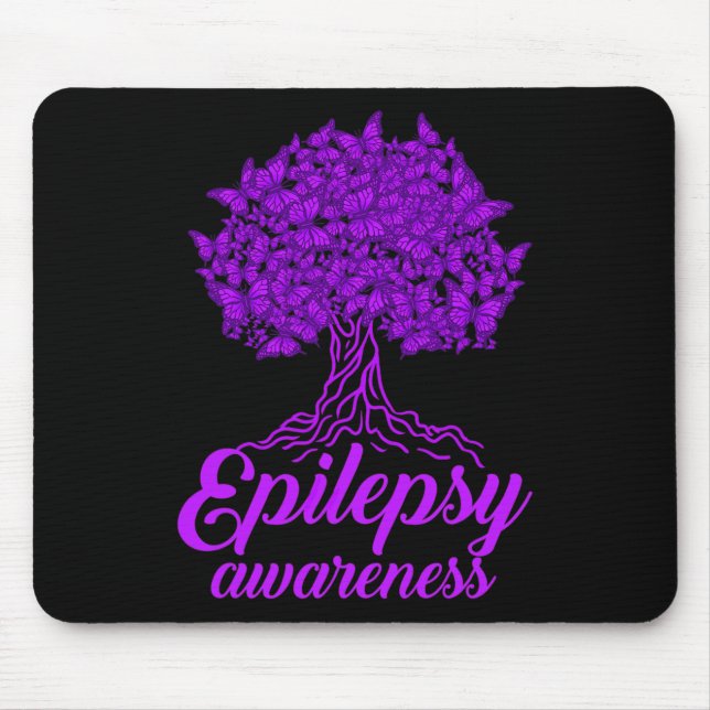Mousepad Borboleta de Sensibilização Epilepsia (Frente)