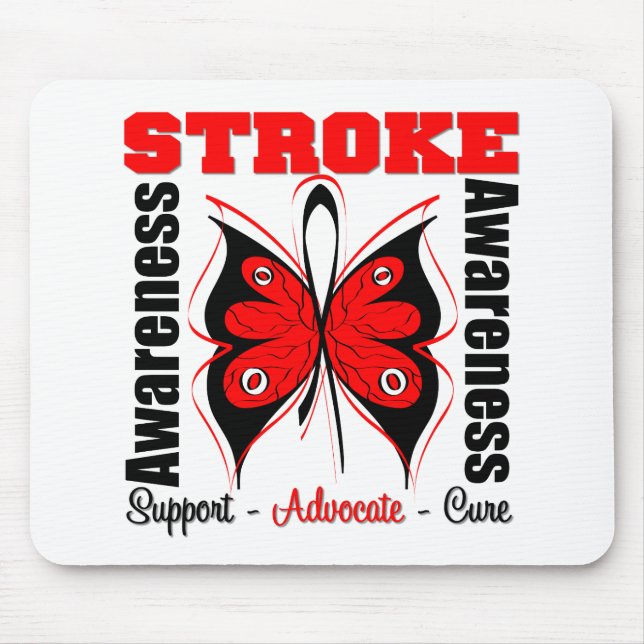 Mousepad Borboleta de Sensibilização por Acidente (Frente)