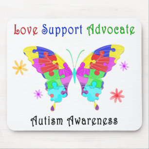 Mousepad Borboleta do autismo