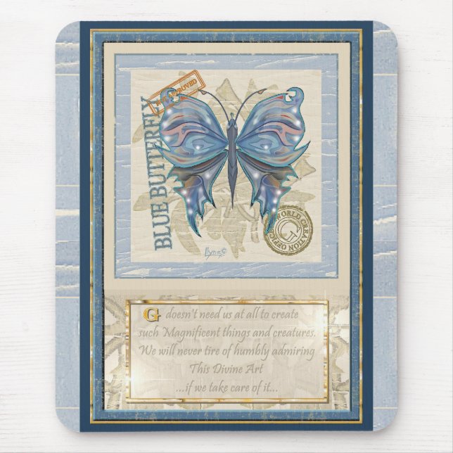 Mousepad Borboleta do gabinete de criação G (Frente)