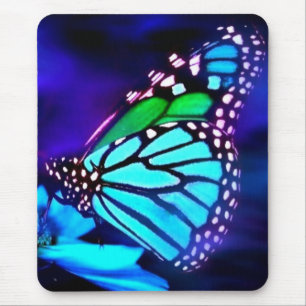 Mousepad Borboleta em azul claro