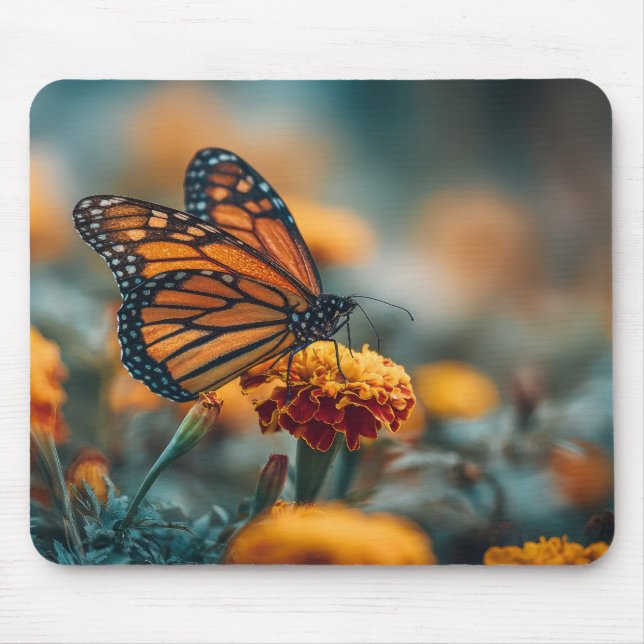 Mousepad Borboleta em um Calêndula (Frente)