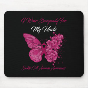 Mousepad Borboleta Eu Visto Borgonha Para Meu Tio Célula Fa