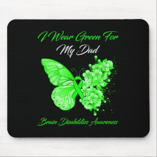 Mousepad Borboleta Eu Visto Verde Para Minha Desestabilizaç
