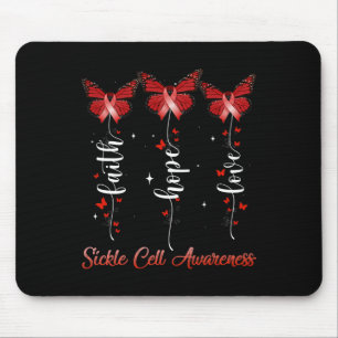 Mousepad Borboleta Fé de Fé de Fé Esperança Adormecida Célu