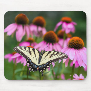 Mousepad Borboleta-Mala-De-Leito-De-Tigre Oriental Sobre Co