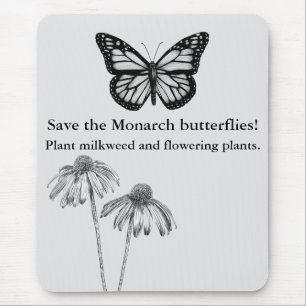 Mousepad Borboleta monarca