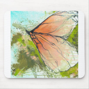 Mousepad Borboleta Monarca abstrato - Poster