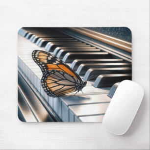 Mousepad Borboleta Monarca em Piano