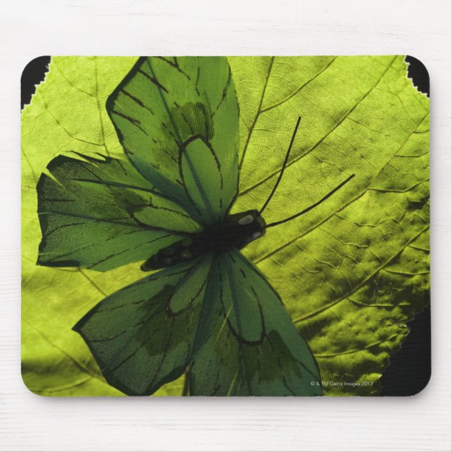 Mousepad Borboleta na folha (Frente)