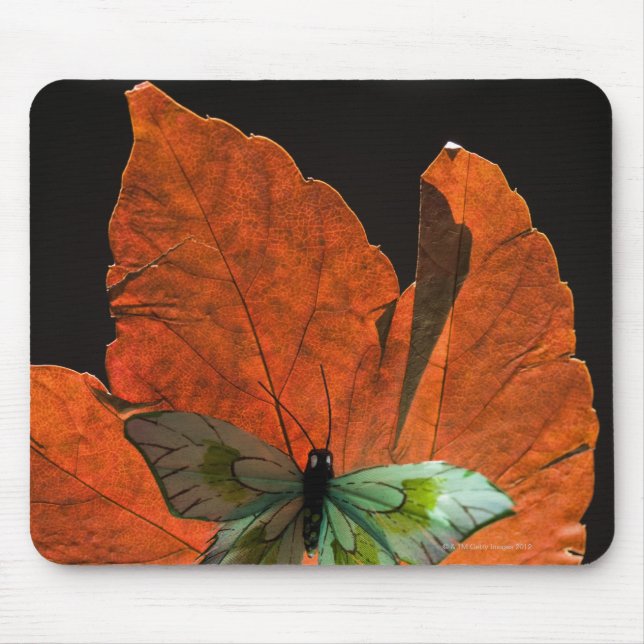 Mousepad Borboleta na folha 2 (Frente)