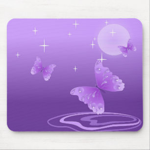MOUSEPAD BORBOLETA ROXA BONITA