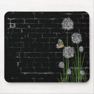 Mousepad Borboleta sobre flor silvestre