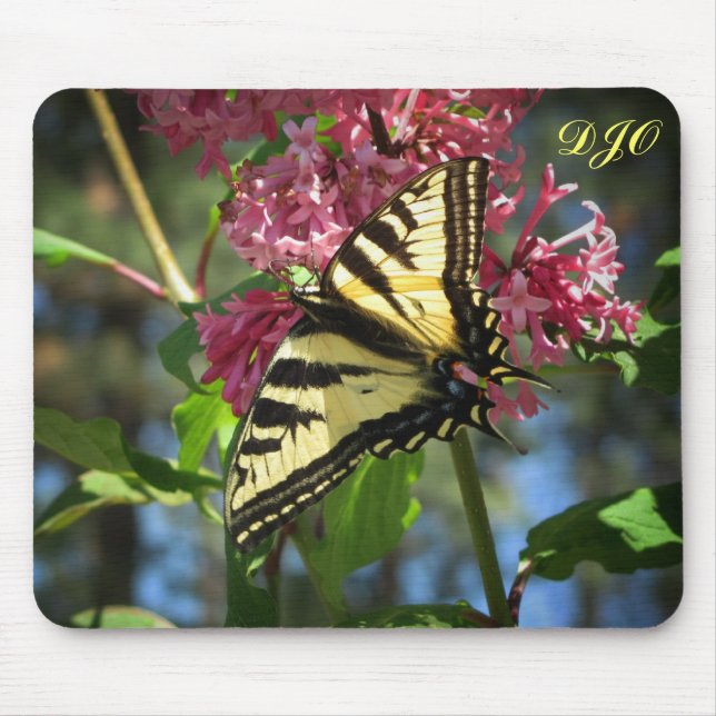 Mousepad Borboleta Tiger em Lilacs (Frente)
