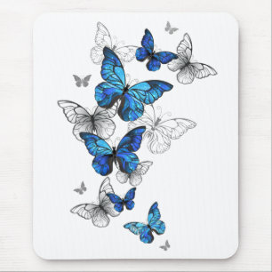 Mousepad Borboletas Azuis Morpho