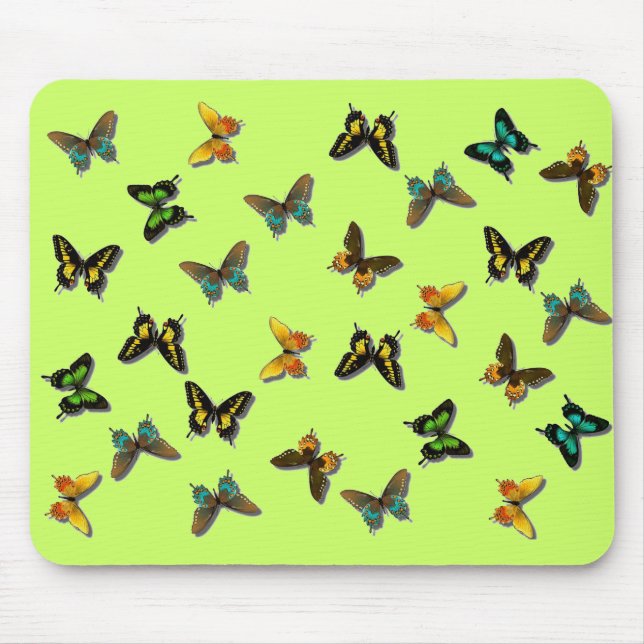 Mousepad Borboletas coloridas (Frente)