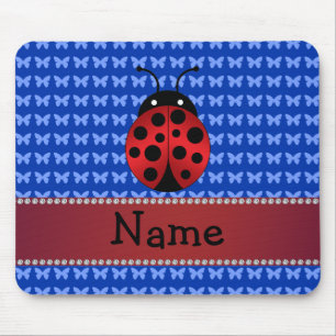 Mousepad Borboletas conhecidas personalizadas do azul do