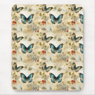 Mousepad Borboletas e flores coloridas (11)