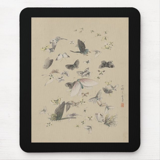 Mousepad Borboletas e marés (Frente)