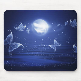 Mousepad Borboletas espumantes As mariposas voam à luz da l