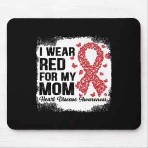 Mousepad Borboletas Eu Visto Vermelho Para Minha Mãe Doença