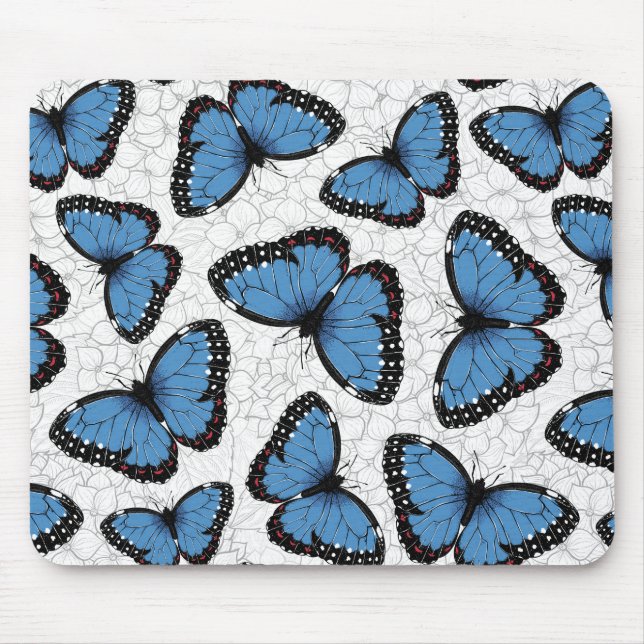 Mousepad Borboletas morfo azuis (Frente)