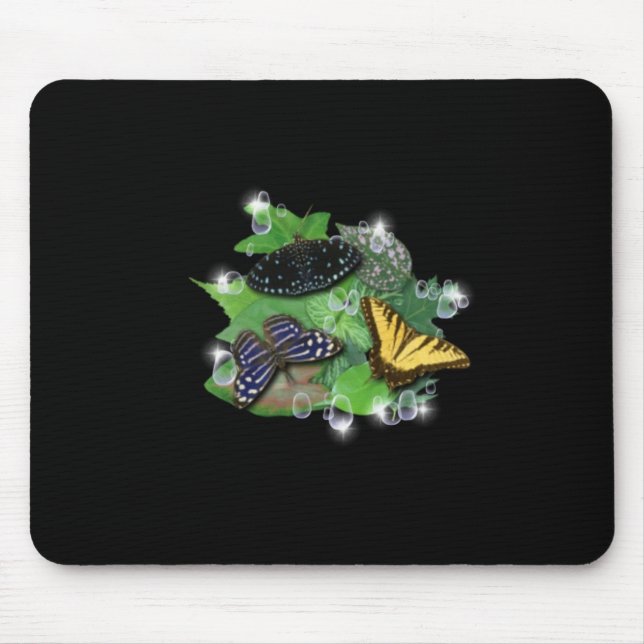 Mousepad Borboletas nas Folhas (Frente)