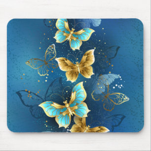 Mousepad Borboletas ouros