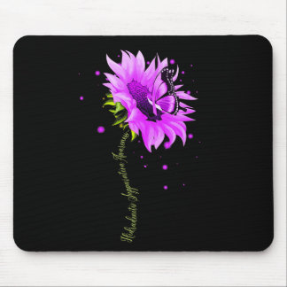 Mousepad Borboletas Roxas Sensibilização para a Sobredosage