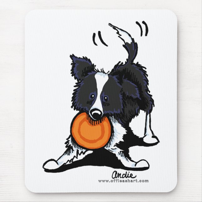 Mousepad Borda Collie no Play (Frente)
