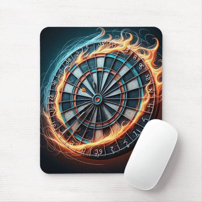 Mousepad Borda de Fiery com Explosão de Bullseye (Com mouse)