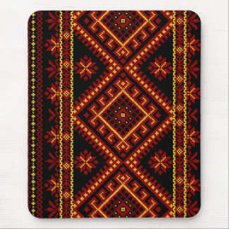 Mousepad Bordado transversal ucraniano do ponto do tapete