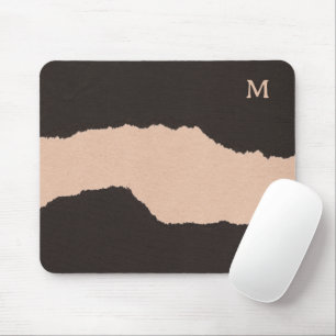 Mousepad Bordas tortas pretas e beges