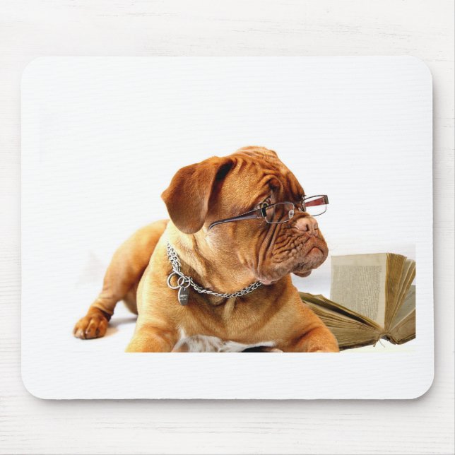 Mousepad Bordeaux Mastiff, Mastiff francês Bordeauxdog Gift (Frente)