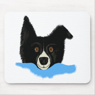 Mousepad Border collie enfrenta