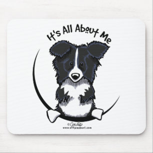 Mousepad Border collie seu toda aproximadamente mim