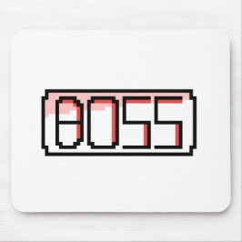 Mousepad "BOSS" Retro font