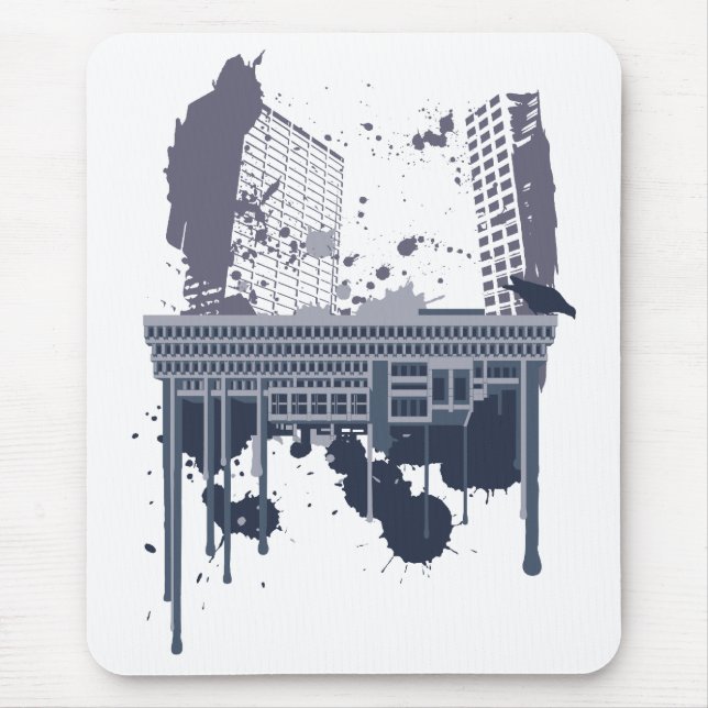 Mousepad Boston brutal (versão azul) (Frente)