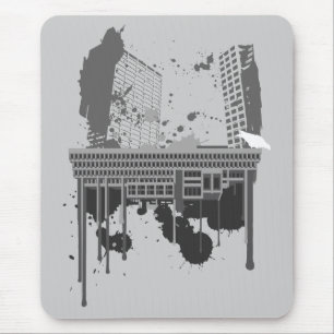 Mousepad Boston brutal (versão cinzenta)