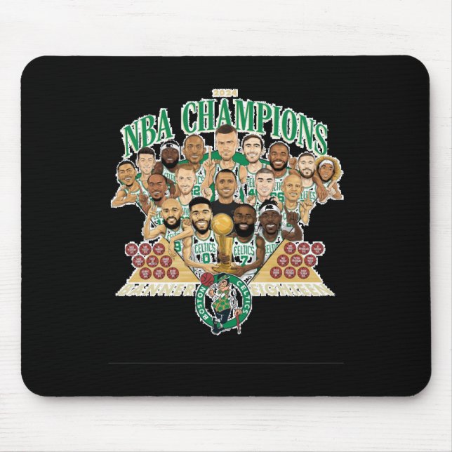 Mousepad Boston Celtics Banner 18 (equipe exclusiva) relaxa (Frente)