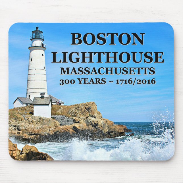 Mousepad Boston Lighthouse, Massachusetts (Frente)