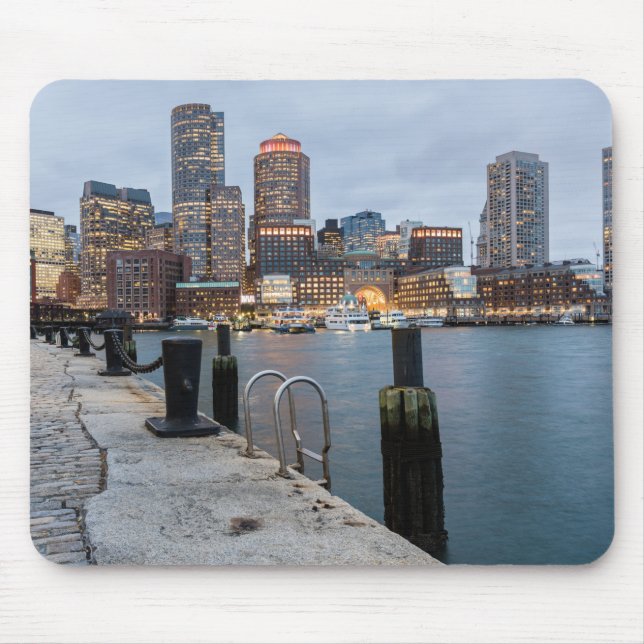 Mousepad Boston Night View (Frente)