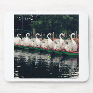 Mousepad Boston Public Gardens Swan Boats