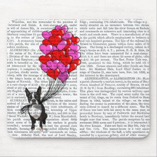 Mousepad Boston Terrier E Balões