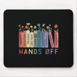 Mousepad Bota Flor Anti Trump Segurança Social Mãos Para Fo