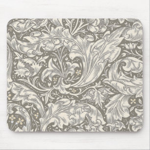 Mousepad Botão de solteiro em damasco antigo William Morris